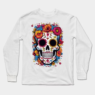 Calavera Skull Long Sleeve T-Shirt